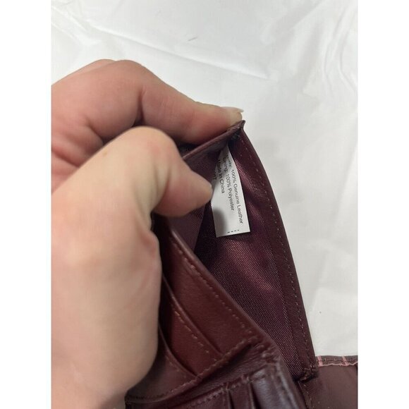 Identity Stronghold Womens Wallet Croc Print Leather Bifold Organizer - Picture 12 of 16